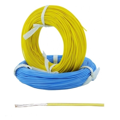 Qualität  Yellow Color PTFE Insulated Wires 8 12 18 20 26 28 30 Awg PTFE Wire Fabrik