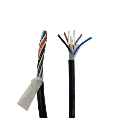 Qualität  24 Awg PUR Cables PUR 4 Core Electrical Cable Heat Resistant PVC Insulation Fabrik