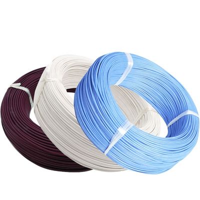 19 Stränge Silberplattierte Kupfer-PFA-Heizdraht mit AC600V Nennspannung und mehreren AWG-Größen