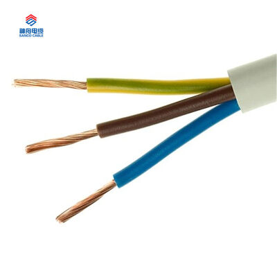 China Lieferung 3 Kern 2,5 mm PVC elektrische H05VV-F Kabel Draht