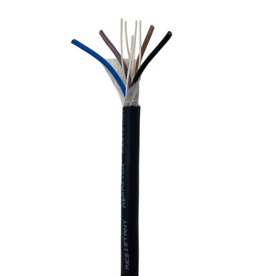 Schwarze Farbe-PVC-Isolierung PUR verkabelt flammhemmendes Kabel