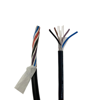 24 Kern-elektrisches Kabel AWG-Lehre PUR Kabel-PUR 4 hitzebeständige PVC-Isolierung